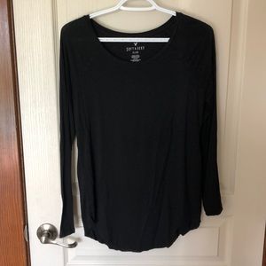 Black soft long sleeve
